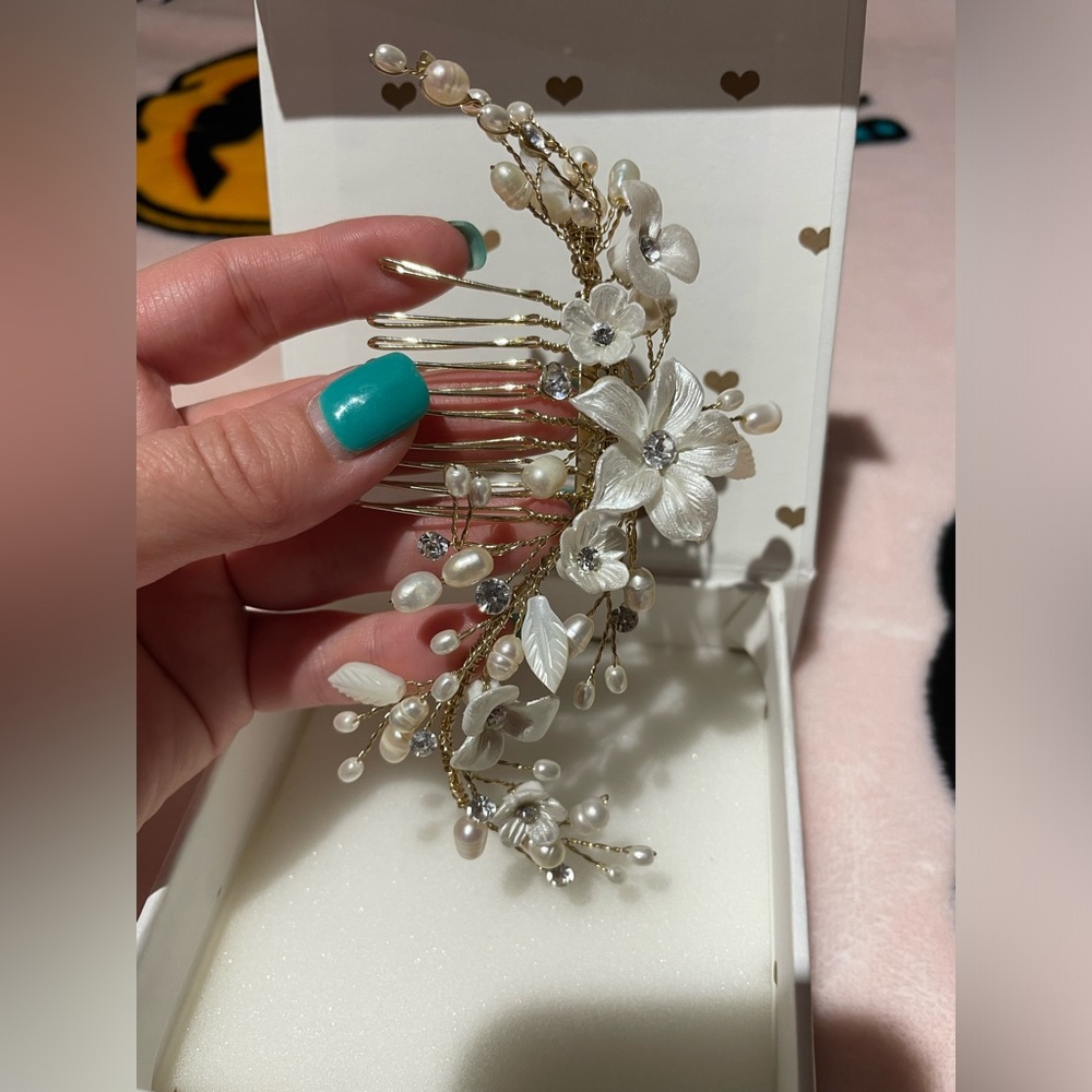 Untamed Petals Bridal Hair Accessory